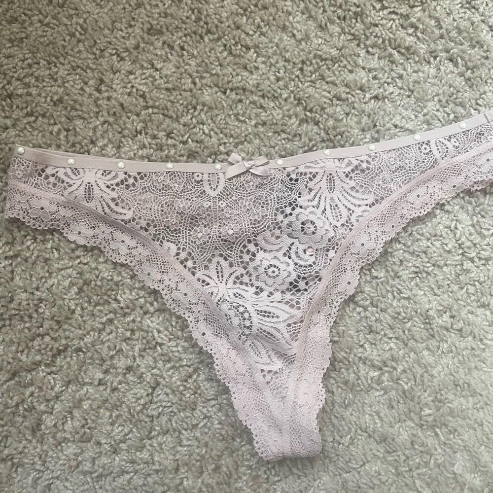 Victoria's Secret Lace Panties in Soft Lavender